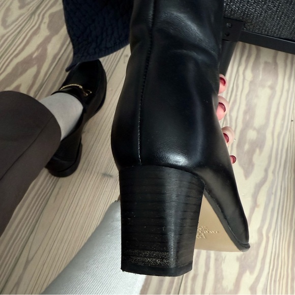 Banana Republic Black Italian Leather Ankle Boots-  Lucca Boots - Picture 10 of 15